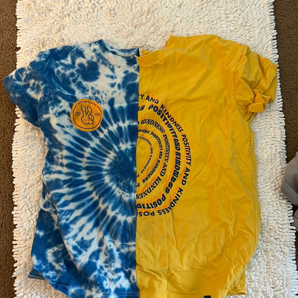 Dutch Bros half and half shirt